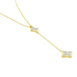 Online Histoire d'Or Collier Delicatesse Or Jaune Diamant