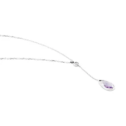 Histoire d'Or Collier Dennis Or Blanc Amethyste* Colliers|Colliers