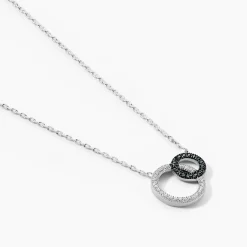 New Histoire d'Or Collier Diana Argent Blanc Oxyde De Zirconium