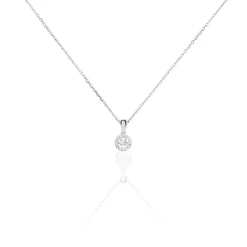 Sale Histoire d'Or Collier Domitia Or Blanc Diamant