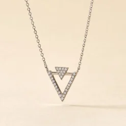 Histoire d'Or Collier Domnika Argent Blanc Oxyde De Zirconium* Colliers|Colliers