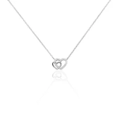Online Histoire d'Or Collier Donatiane De Zirconium argent blanc oxyde