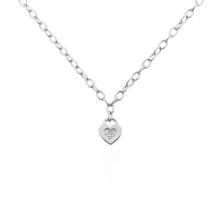 Discount Histoire d'Or Collier Dorote Argent Blanc Oxyde De Zirconium