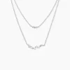 Discount Histoire d'Or Collier Eclat d'Aurore Argent Blanc Oxyde De Zirconium