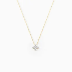 Histoire d'Or Collier Eclosion Precieuse Or Jaune Oxyde De Zirconium* Colliers|Colliers