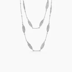 Histoire d'Or Collier Elaine Argent Blanc* Colliers|Colliers