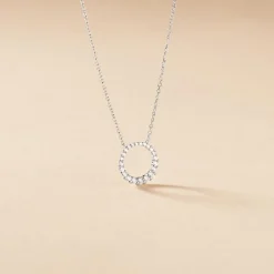 Histoire d'Or Collier Elaïs Argent Blanc Oxyde De Zirconium* Colliers|Colliers Fantaisie