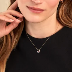 Histoire d'Or Collier Eliana Or Jaune Rhodolite Oxyde De Zirconium* Colliers|Colliers