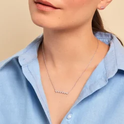 Histoire d'Or Collier Elixanne Argent Blanc Oxyde De Zirconium* Colliers|Colliers