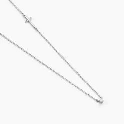 Online Histoire d'Or Collier Eloa Argent Blanc Oxyde De Zirconium