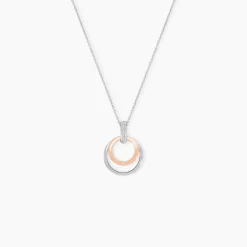 New Histoire d'Or Collier Eloisia Or Bicolore Diamant