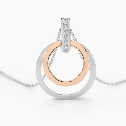 New Histoire d'Or Collier Eloisia Or Bicolore Diamant