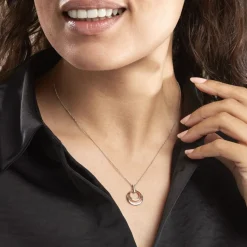 New Histoire d'Or Collier Eloisia Or Bicolore Diamant