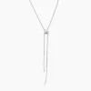 Online Histoire d'Or Collier Erika Argent Blanc Oxyde De Zirconium
