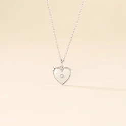 Histoire d'Or Collier Erina Argent Blanc Nacre Oxyde De Zirconium* Colliers|Colliers