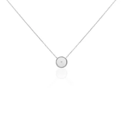 Histoire d'Or Collier Erina Argent Blanc Nacre Oxyde De Zirconium* Colliers|Colliers