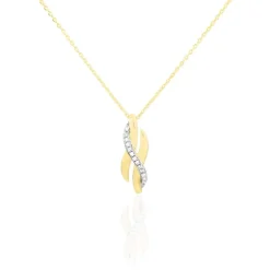 Online Histoire d'Or Collier Ester Or Jaune Diamant