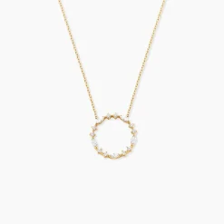 Clearance Histoire d'Or Collier Euphranor Or Jaune Diamant Synthétique