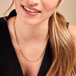 Histoire d'Or Collier Eva Acier Jaune* Colliers|Sautoirs