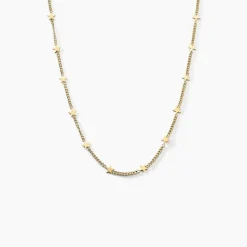 Online Histoire d'Or Collier Eva Acier Jaune