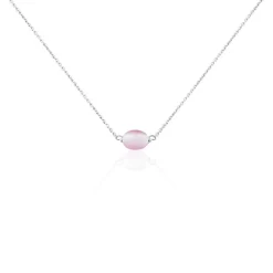 Histoire d'Or Collier Evren Argent Blanc Quartz Rose* Colliers|Ras De Cou