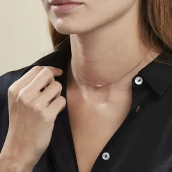 Histoire d'Or Collier Evren Argent Blanc Quartz Rose* Colliers|Ras De Cou