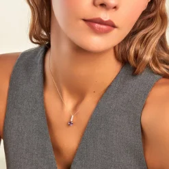 Sale Histoire d'Or Collier Fany Or Jaune Améthyste Oxyde De Zirconium or jaune améthyste violet