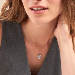 Clearance Histoire d'Or Collier Faven Argent Blanc Oxyde De Zirconium