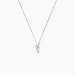 Histoire d'Or Collier Feath Argent Blanc Oxyde De Zirconium