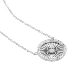 New Histoire d'Or Collier Feliz Argent Blanc Oxyde De Zirconium