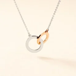 Histoire d'Or Collier Fethi Argent Bicolore* Colliers|Colliers