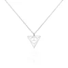 Hot Histoire d'Or Collier Fidela Argent Blanc