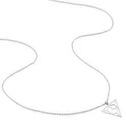 Hot Histoire d'Or Collier Fidela Argent Blanc