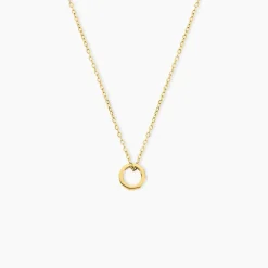 Hot Histoire d'Or Collier Fino Acier Jaune