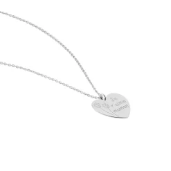 Hot Histoire d'Or Collier Florine Argent Blanc