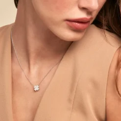 Online Histoire d'Or Collier Fortunata Argent Blanc Oxyde De Zirconium