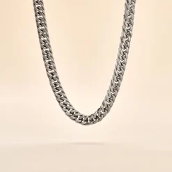 Sale Histoire d'Or Collier Frederic Acier Blanc