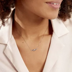 Histoire d'Or Collier Galya Or Blanc Diamant* Colliers|Colliers
