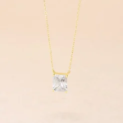 Outlet Histoire d'Or Collier Gatsby Or Jaune Oxyde De Zirconium