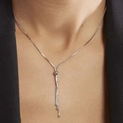 Sale Histoire d'Or Collier Giorgia Argent Blanc