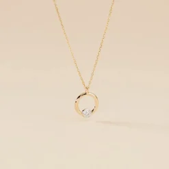 Histoire d'Or Collier Gisa Jaune Diamant Blanc
