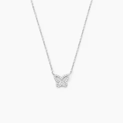 New Histoire d'Or Collier Gladys Argent Blanc Oxyde De Zirconium