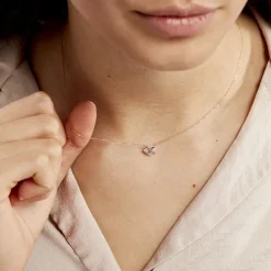 Histoire d'Or Collier Gladysse Or Rose Oxyde De Zirconium* Colliers|Colliers