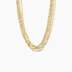 Discount Histoire d'Or Collier Golden Liana Acier Jaune
