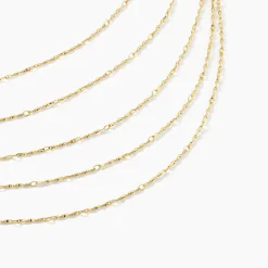 Discount Histoire d'Or Collier Golden Liana Acier Jaune