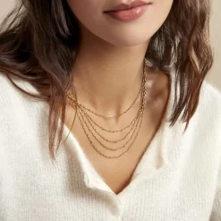 Discount Histoire d'Or Collier Golden Liana Acier Jaune