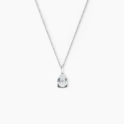 Best Histoire d'Or Collier Goutte De Zirconium or blanc oxyde