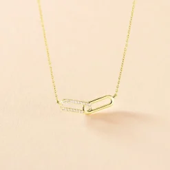 Histoire d'Or Collier Graphic Lines Or Jaune Oxyde De Zirconium* Colliers|Colliers