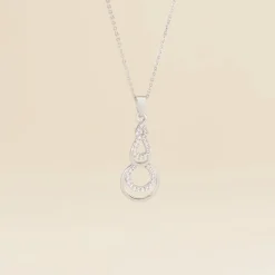 Best Histoire d'Or Collier Greta Argent Blanc