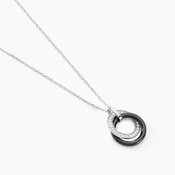 Hot Histoire d'Or Collier Grizzel De Zirconium argent blanc oxyde